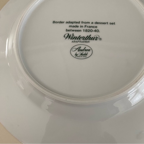 Andrea by Sadek Winterthur adaptations. 6 salad or dessert plates. - Picture 8 of 8